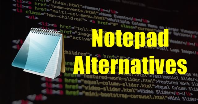 Best Notepad Alternatives