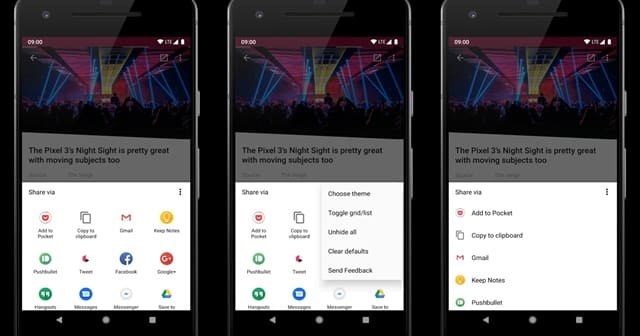 Google Mandates Android Sharesheet UI For All Apps in Android 12
