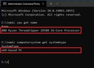 Check CPU Compatibility For Windows 11 Cmd 300x217 