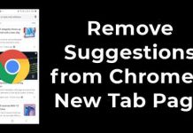 How To Remove Suggestions from Chrome’s New Tab Page