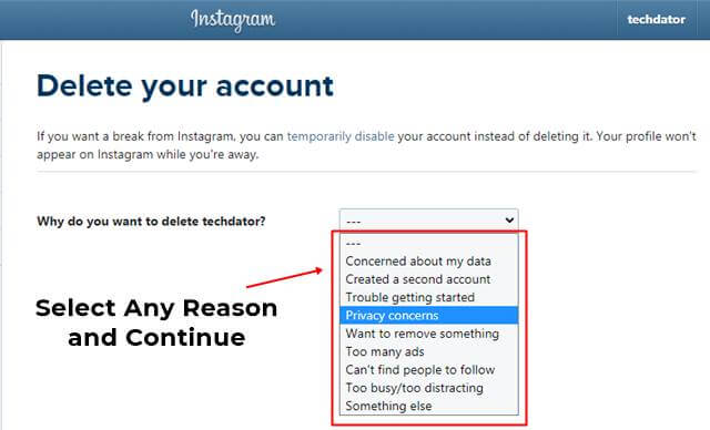 How To Delete Your Instagram Account Permanently    2021  - 52