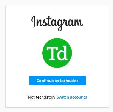 how to change accounts in uploader for instagram