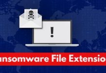 Ransomware File Extensions