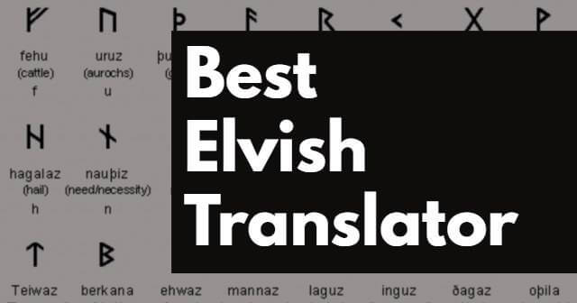 Best Elvish Translator