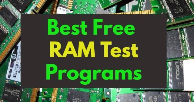 Best Free RAM Test Programs