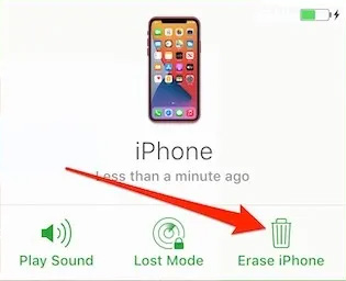 Erase iPhone