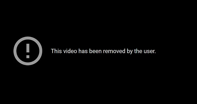 Deleted YouTube Videos