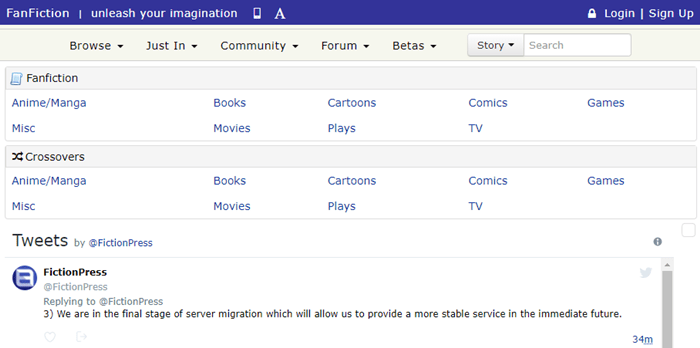 FanFiction Websites