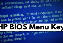HP Laptop BIOS/Boot Menu Key- Windows 10