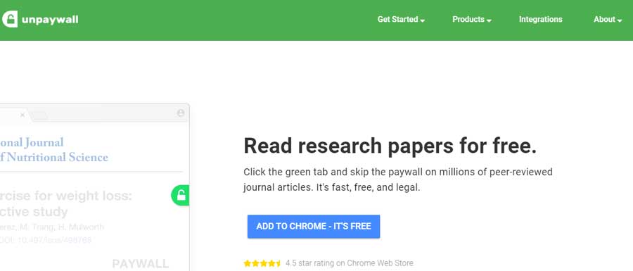 Unpaywall to Download Research Papers