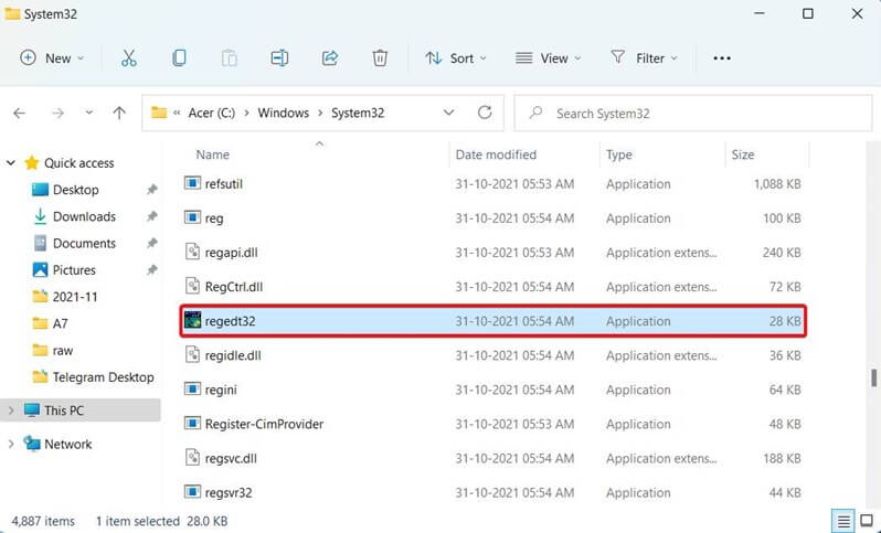 How to Open Registry Editor in Windows 11   10   8   7 - 5