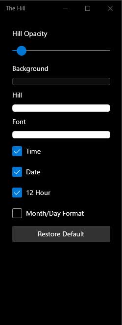 customization option to set live wallpaper on Windows 10
