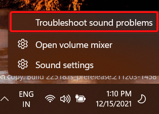 Troubleshoot sound problems.