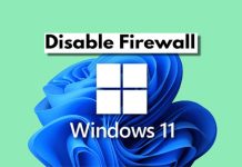 How To Disable Windows 11 Firewall