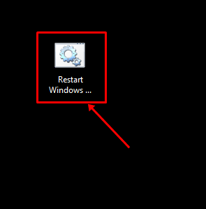 restart Windows Explorer