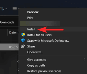 Install Fonts Windows 11