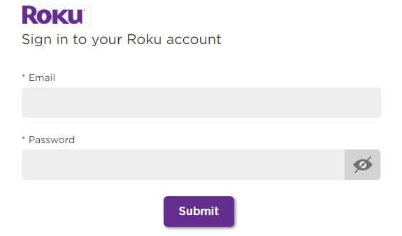 Roku credentials