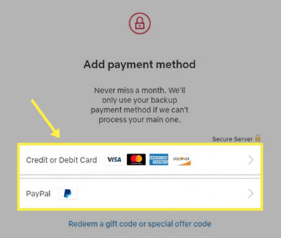 Add Payment Method