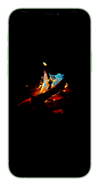 Fire Black iPhone Wallpaper