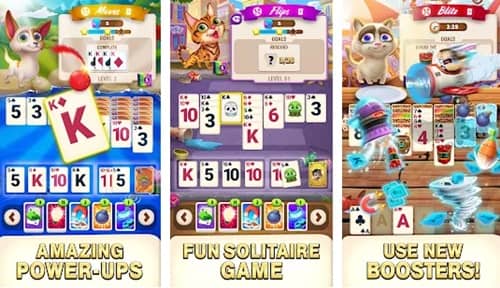 Solitaire Pets Adventure;free solitaire games