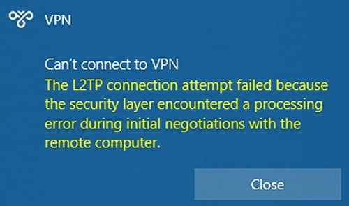 New Windows KB5009543, KB5009566 updates break L2TP VPN connections