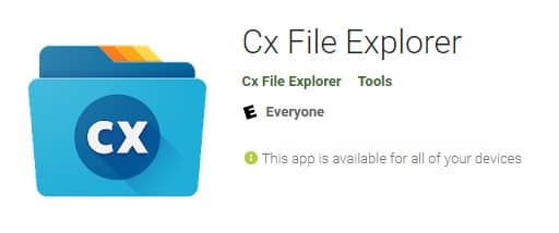 Cx-File Explorer