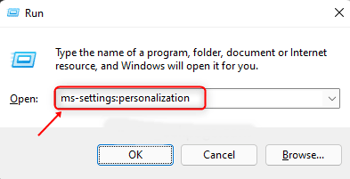 ms-settings:personalization