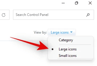 select large icons