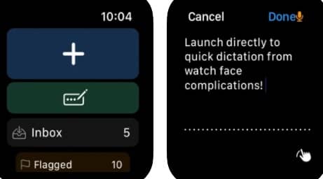 Drafts; note taking apps for apple watch