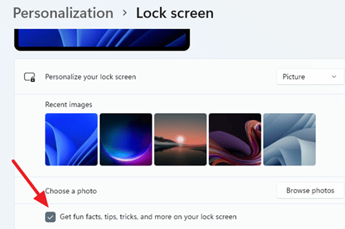 Get fun facts, tips, tricks, and more on your lock screen