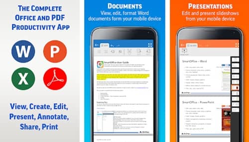 SmartOffice - View & Edit MS Office files & PDFs; document editing apps