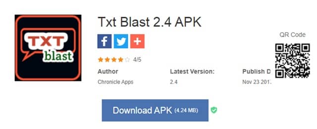 TXT Blast; sms bomber apps