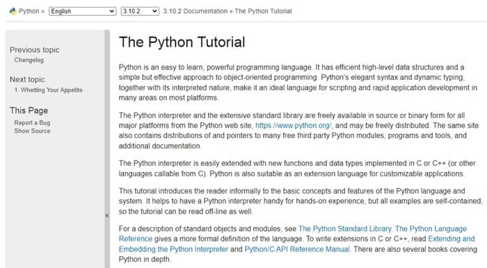 The Official Python Tutorial