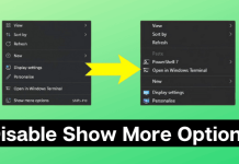 Disable 'Show More Options' From Windows 11 Context Menu