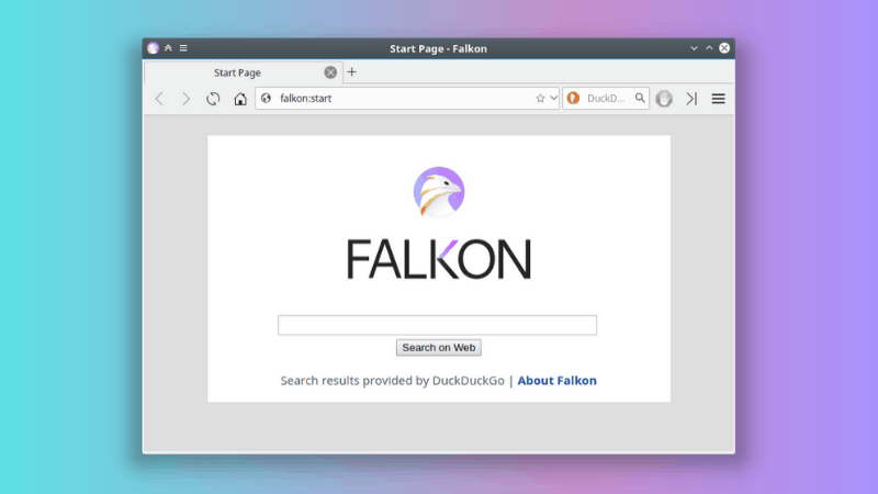 Falkon web browser