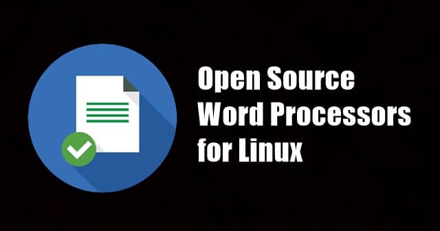 Open Source Word Processors for Linux