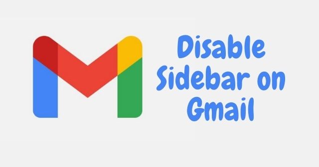 Disable Sidebar on Gmail