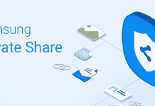 Samsung Private Share Now Supports Files Sharing Worth 100MB