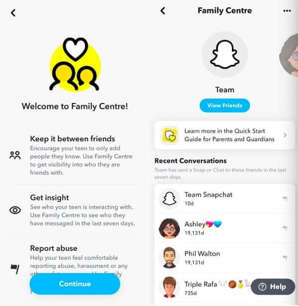 Snapchat Parental Control Feature Dubbed Family Center Leaks - 7