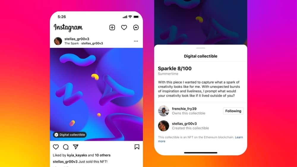 Instagram to start testing NFTs with select creators