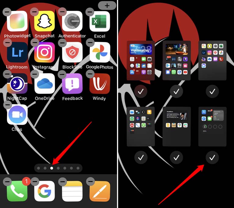 hacer visibles los iconos de las aplicaciones de iPhone