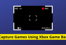 Capture Games Using Xbox Game Bar