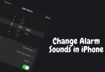 Change Alarm Sounds in iPhone