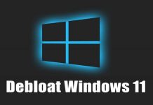 Debloat Windows 11
