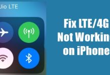 Fix LTE/4G Not Working on iPhone