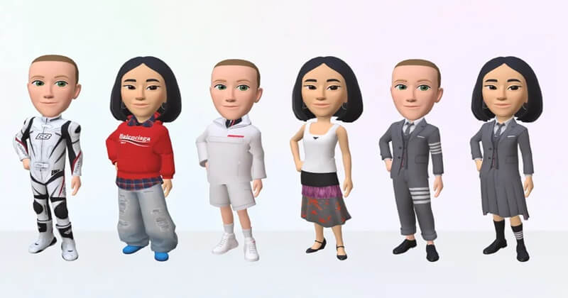 Meta anunció una nueva tienda de avatares con ropa de lujo digital