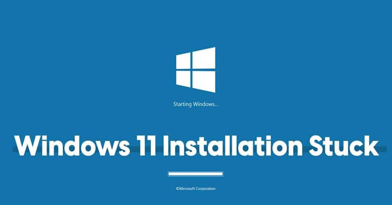 Actualización de Windows 11 atascada