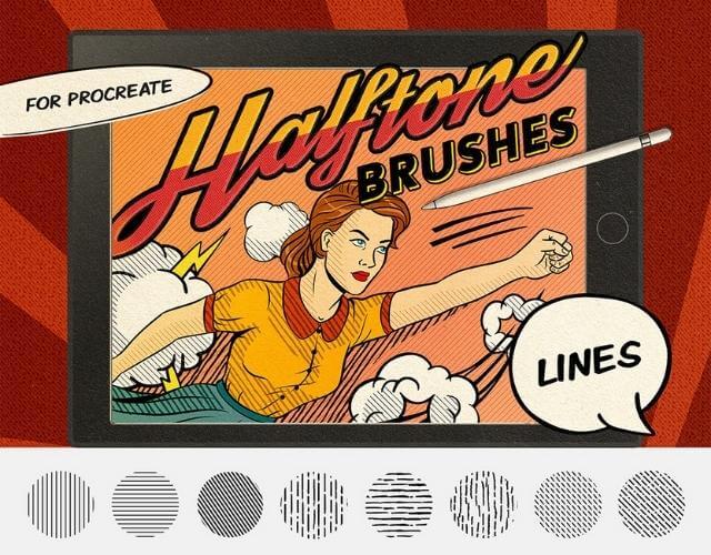 Comics Halftone Brushes