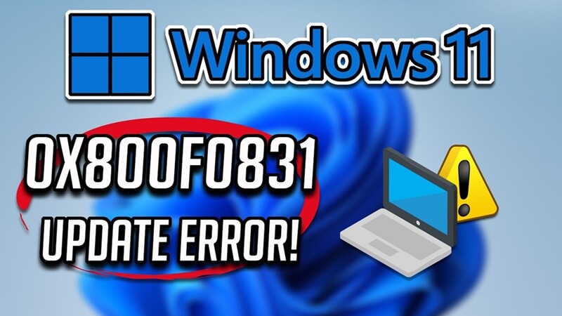 Solucione el error de actualización 0x800f0831 en Windows 11