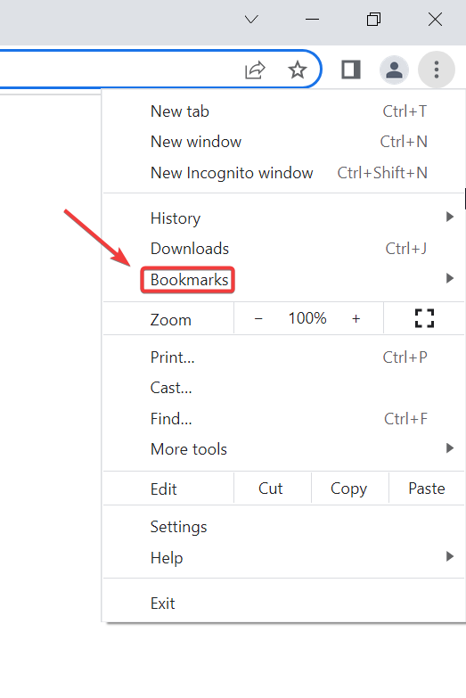 Bookmark option